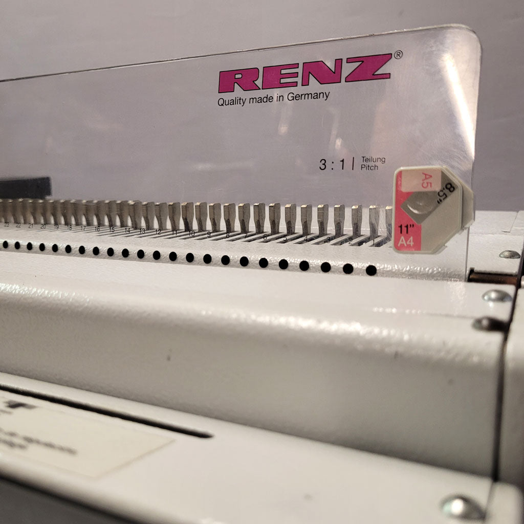 Used / Pre-owned Renz DTP 340M with 3:1 Round Die & WBS 340 Closer